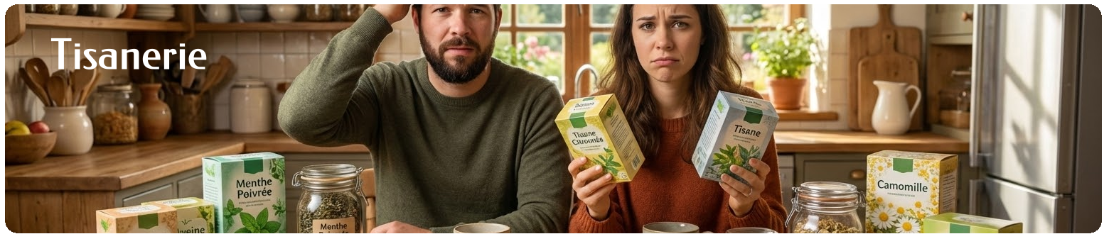 Assortiment de tisanes bio et infusions de plantes médicinales pour la santé