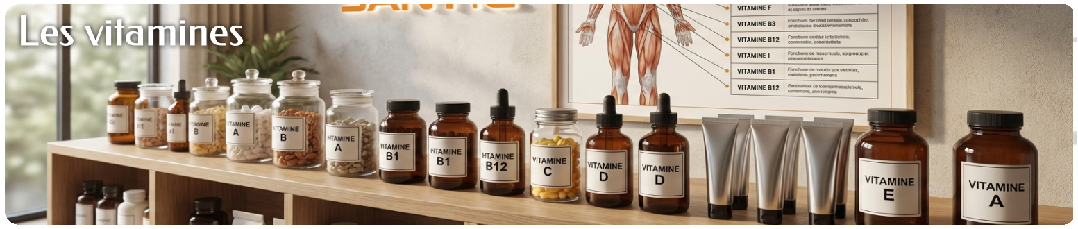 Sélection de vitamines naturelles et complexes multivitamines pour l'énergie et la santé - Infinie Santé