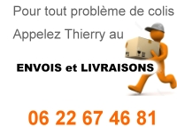 appelez pour tout problème de livraison