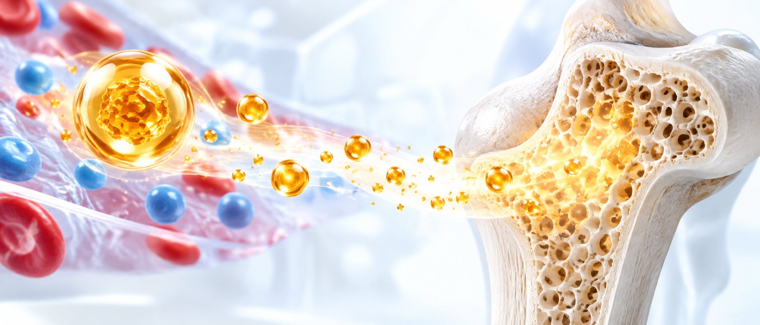 Vitamine K2 MK-7 qui dirige le calcium vers les os