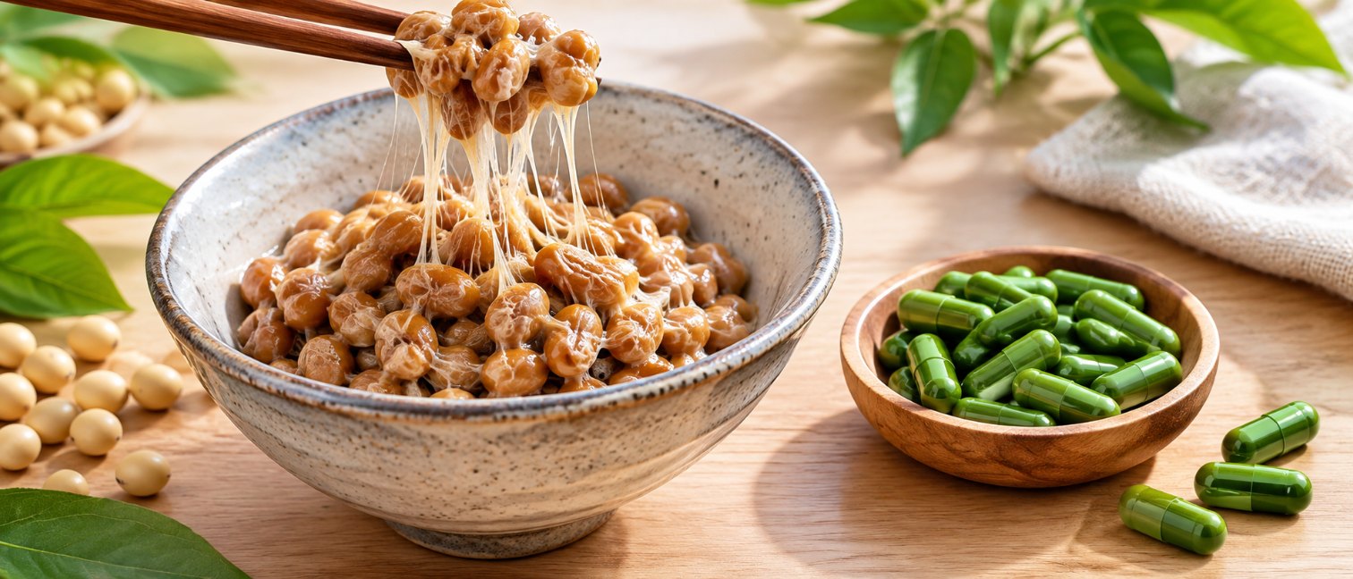 Vitamine K2 MK-7 naturelle issue de la fermentation du natto
