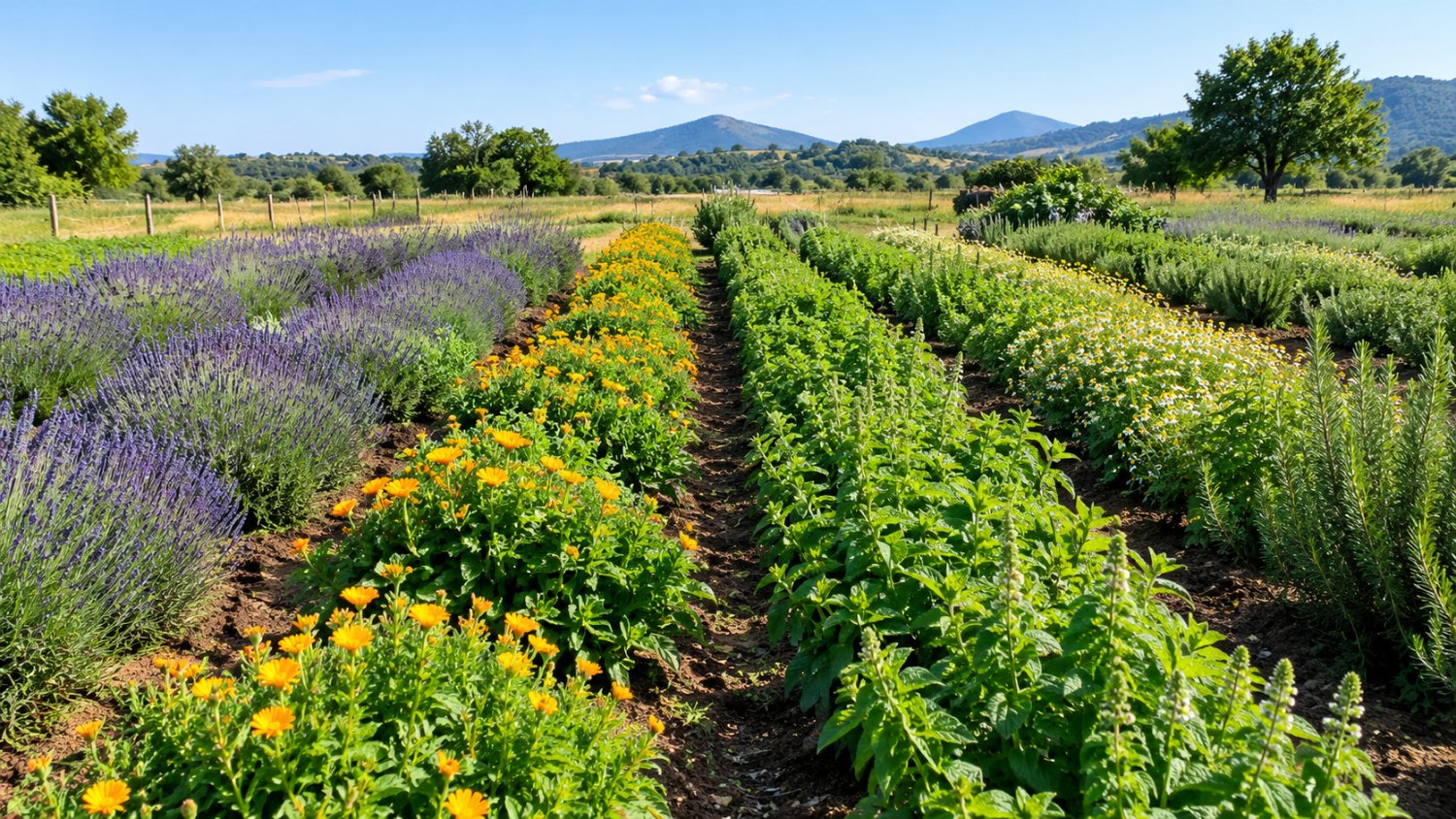 Culture de plantes médicinales en agriculture biologique