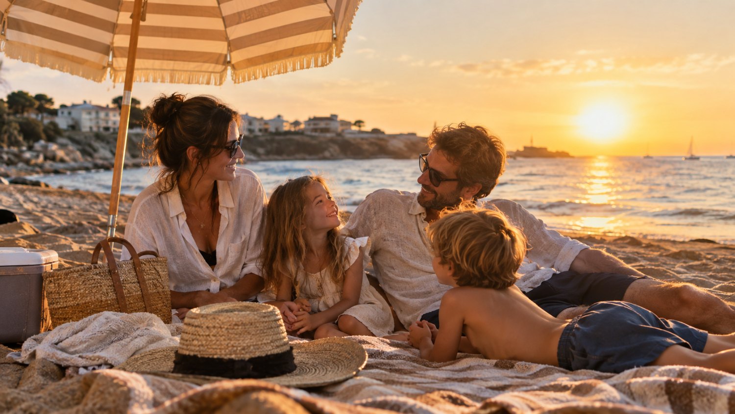 Protection solaire en famille