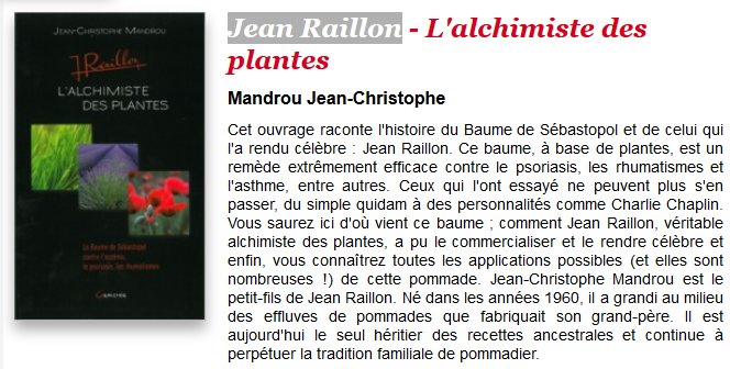 le livre de JCmandrou - jean raillon