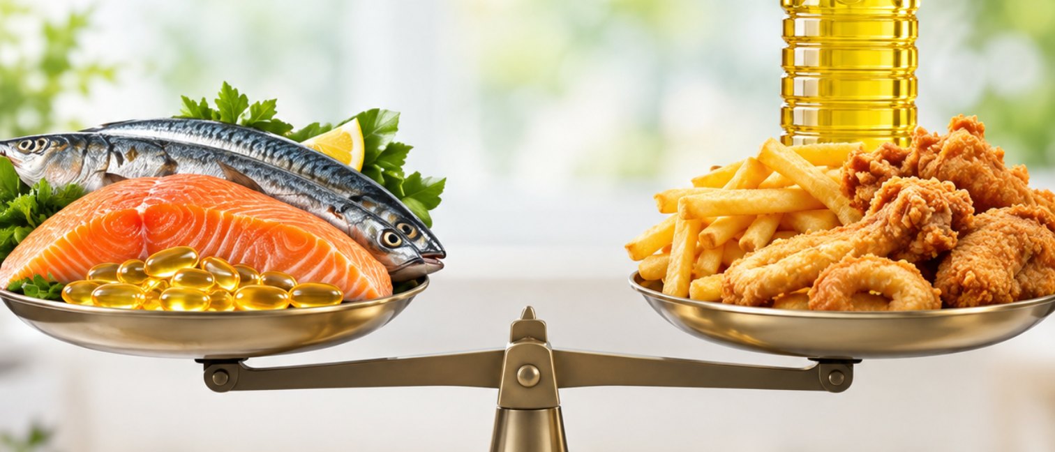 Balance entre oméga 3 et oméga 6 dans l'alimentation moderne