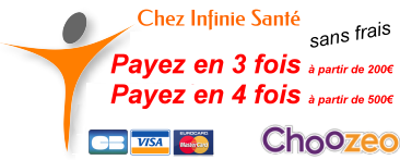 paiement en 3 x ou 4x chez Infinie santé