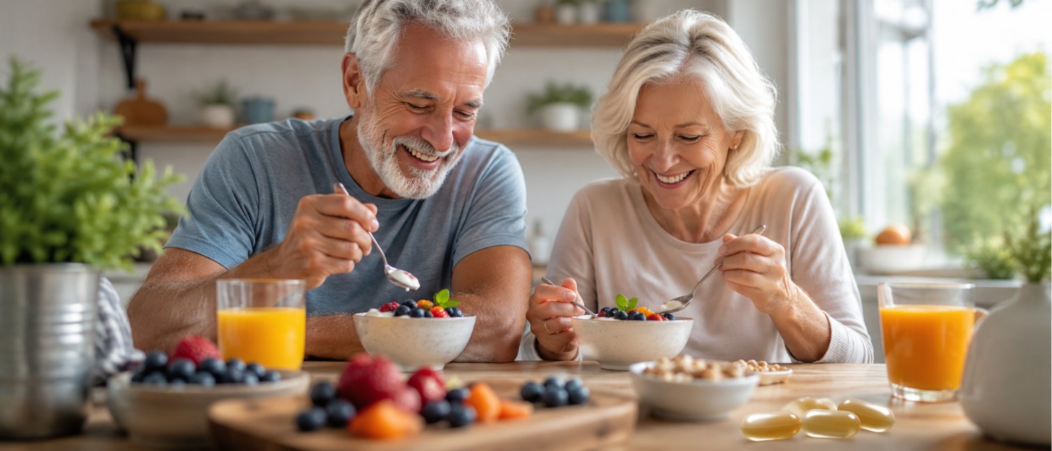Probiotiques pour senior, flore et vitalité