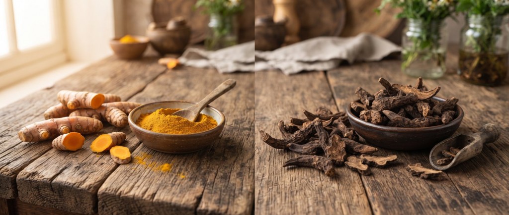Curcuma ou harpagophytum : lequel choisir pour les articulations ?