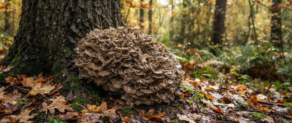 Maitake (poule des bois) : defenses, equilibre et fraction D